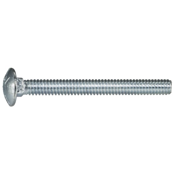 Midwest Fastener 1/4"-20 x 2-1/2" Zinc Plated Grade 5 Steel Coarse Thread Carriage Bolts 100PK 07484 - main